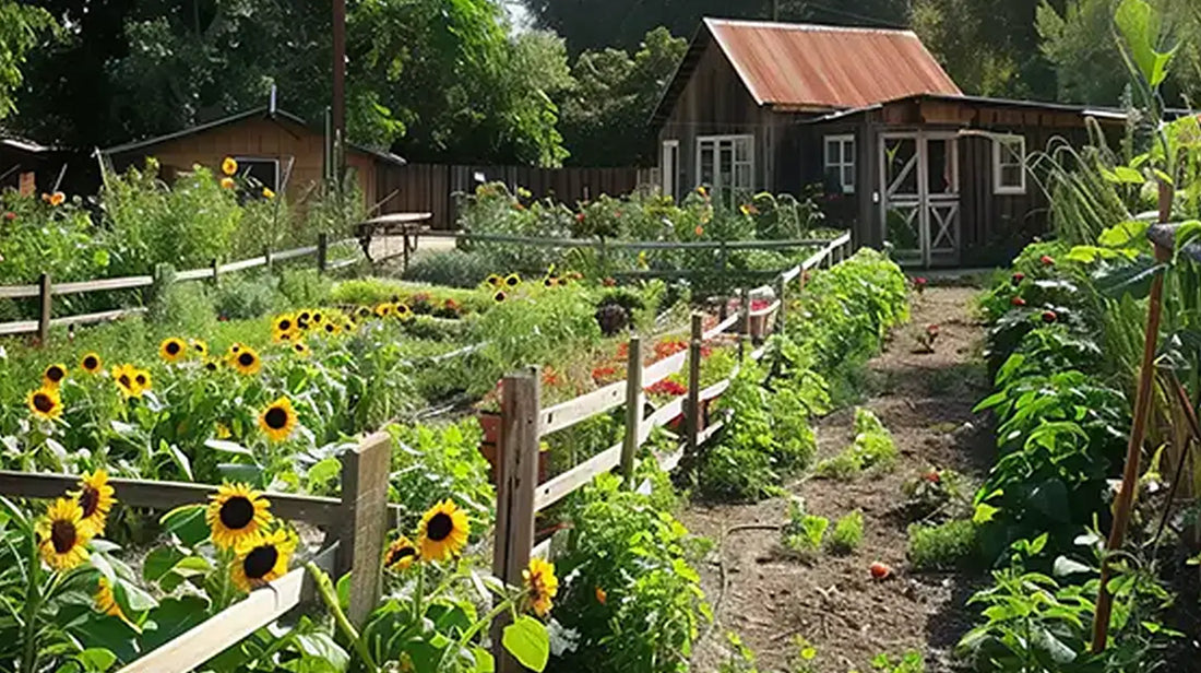 Organic farming field reduces carbon footprint